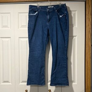 Levi's Dark Blue Boot Cut Jeans for Women